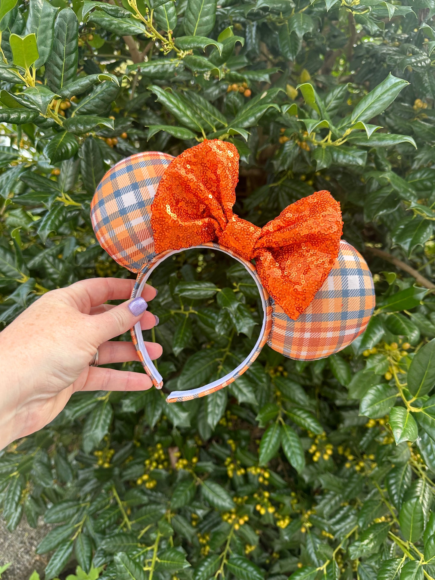 Fall Plaid Ears