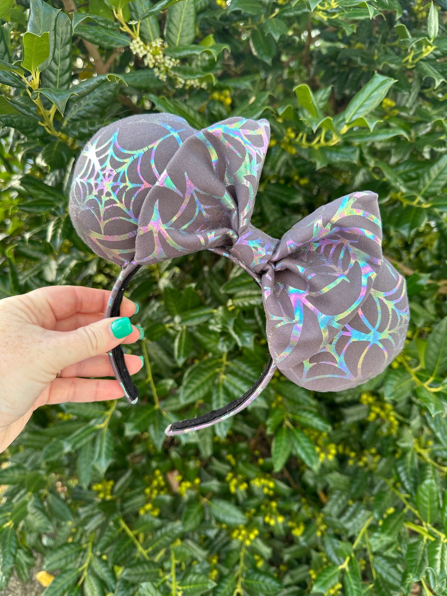 Holographic Spider Web Ears