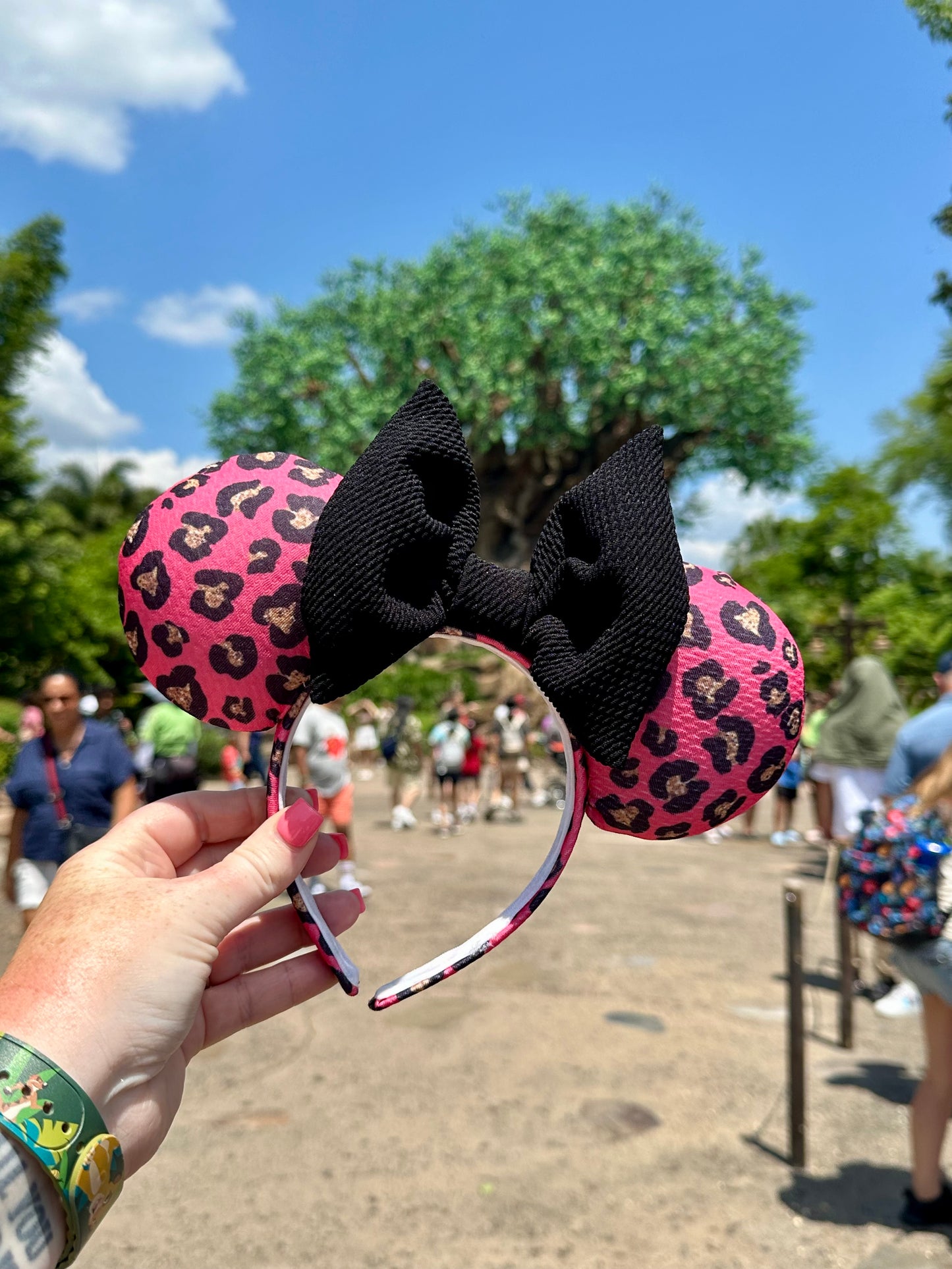 Pink Leopard Ears