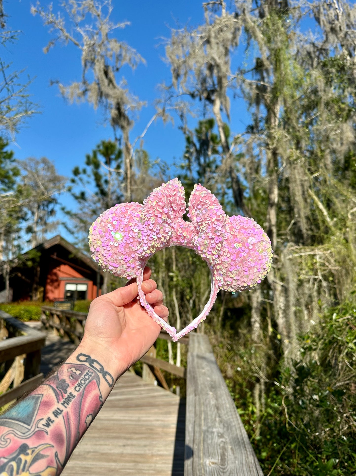 Baby Pink Sequin Ears