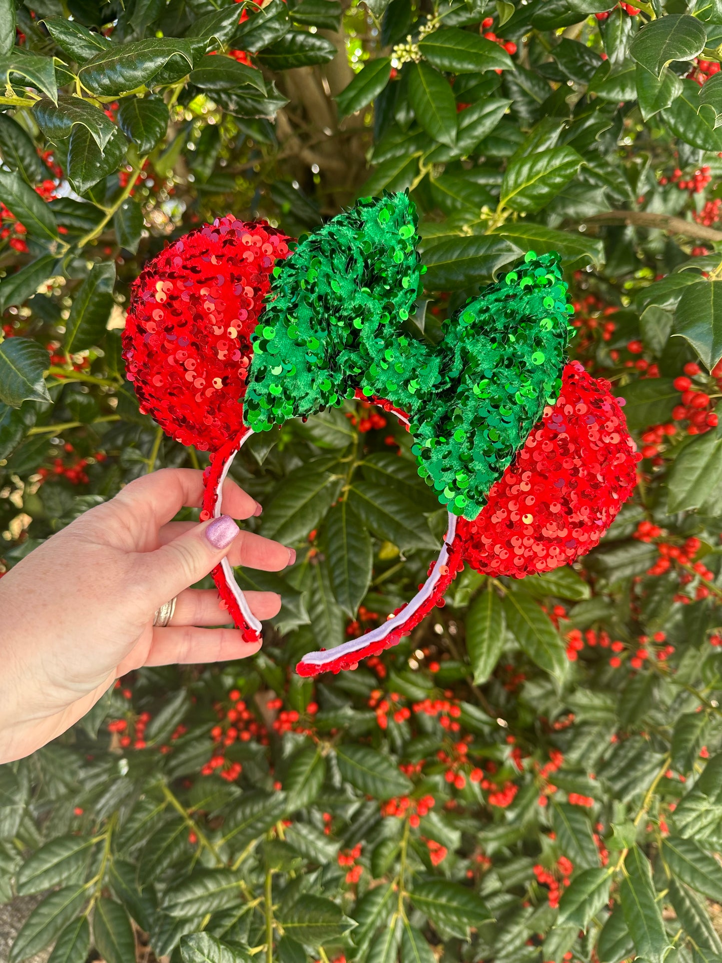 Merry & Bright Sequin Ears