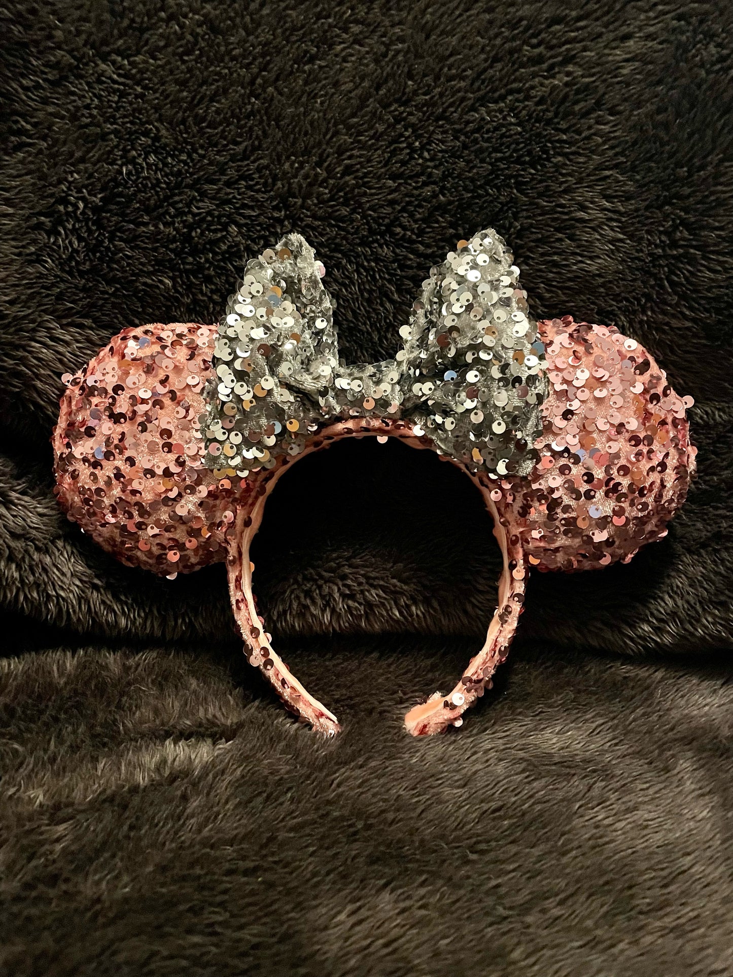 Blush & Grey Sequin Ears