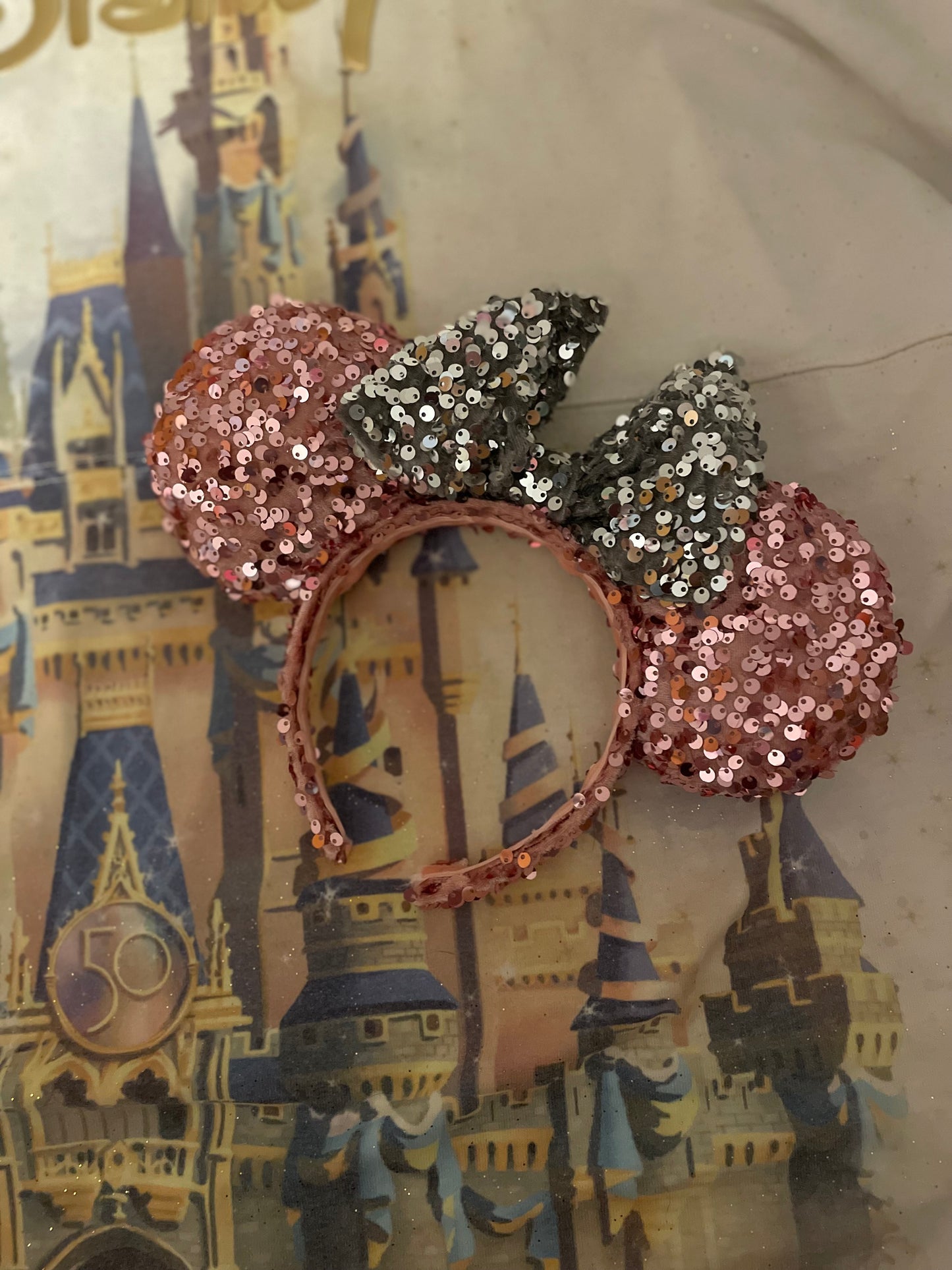 Blush & Grey Sequin Ears