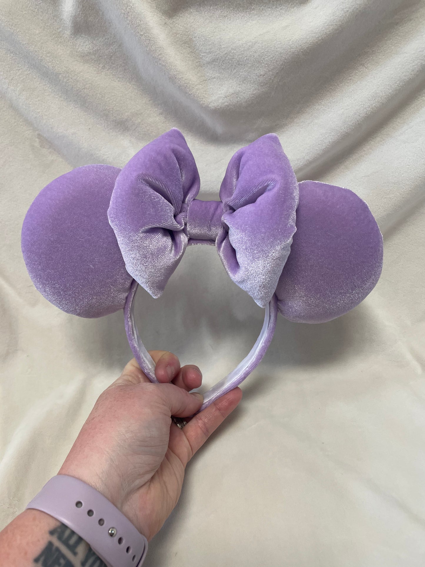 Pastel Purple Velvet Ears