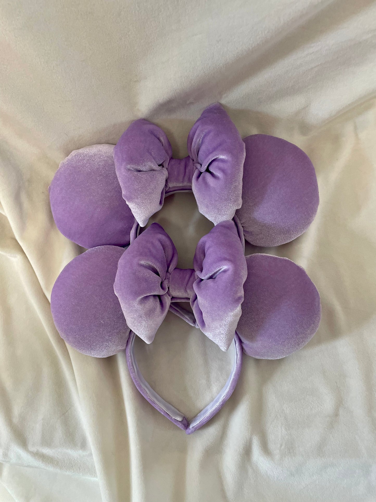 Pastel Purple Velvet Ears